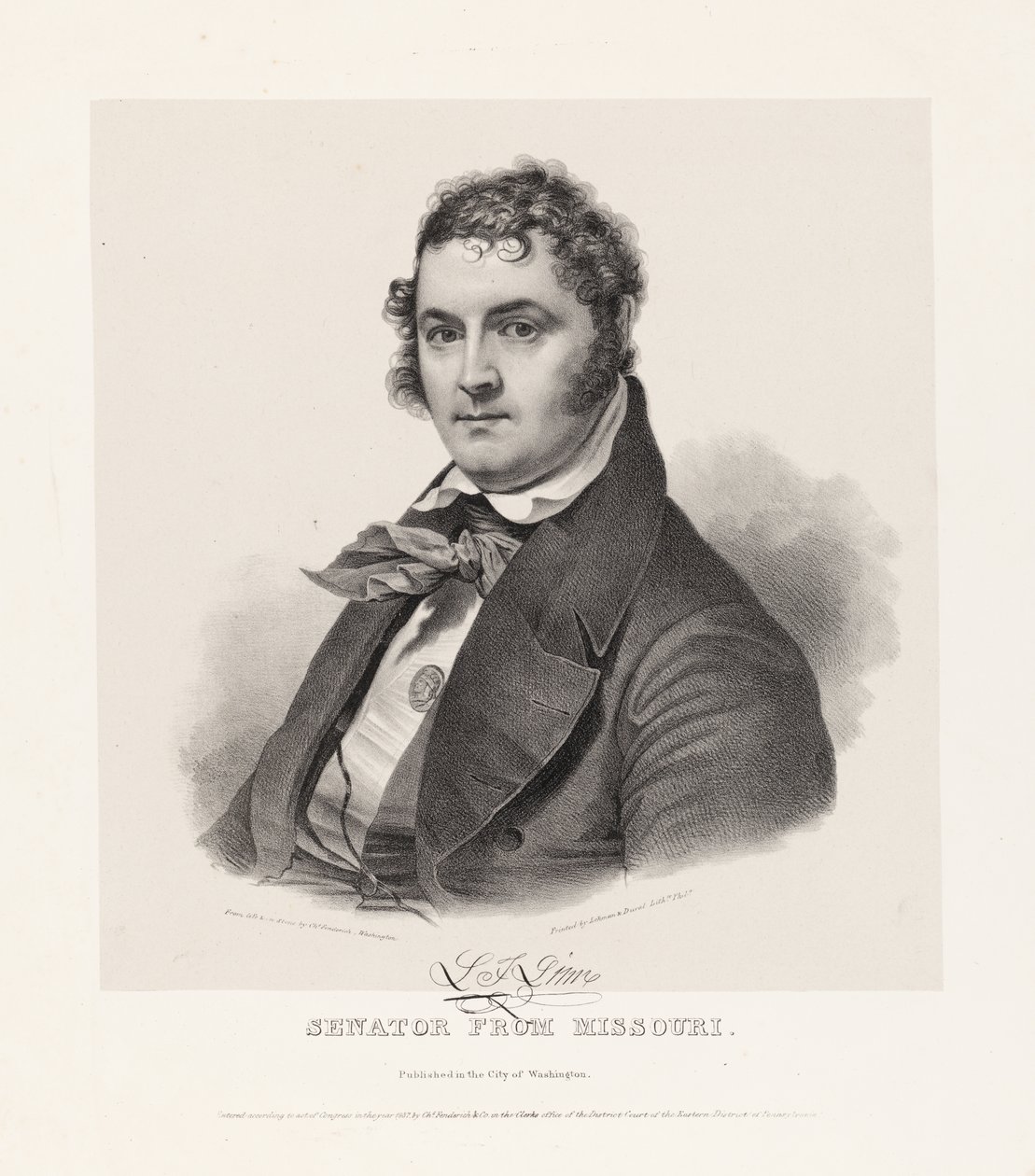 Dr. Lewis Fields Linn door Charles Fenderich