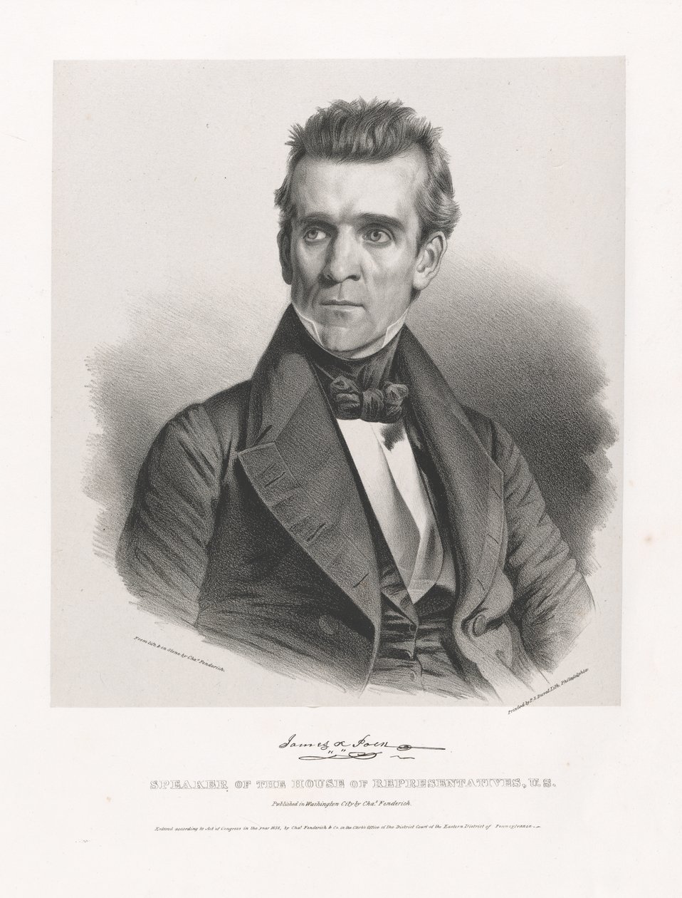 James K. Polk door Charles Fenderich