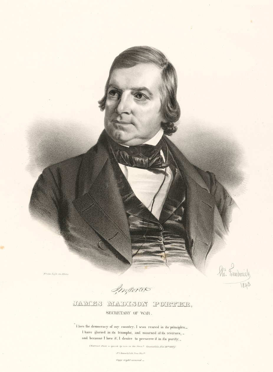 James Madison Porter door Charles Fenderich