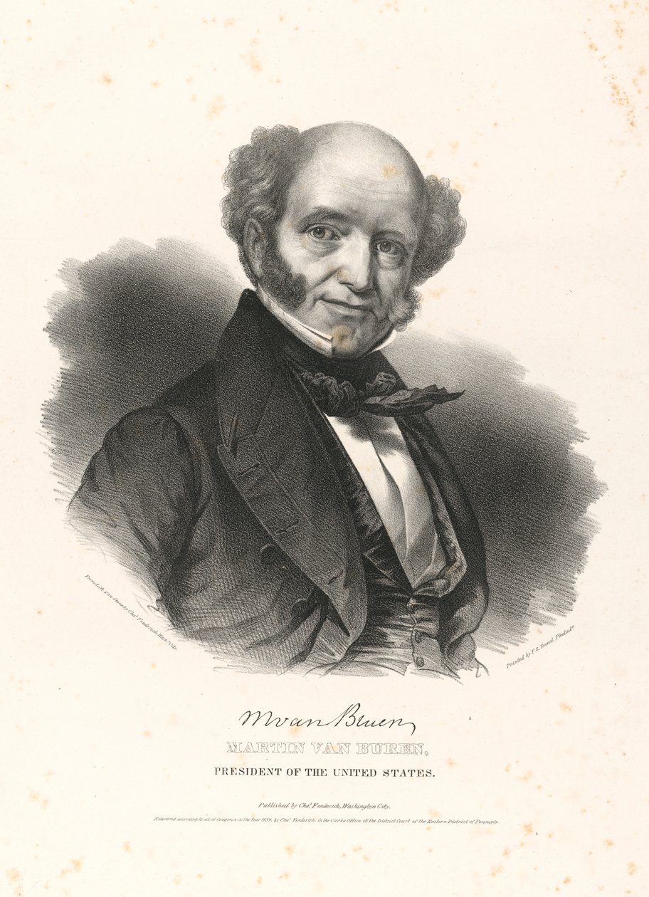 Martin Van Buren door Charles Fenderich