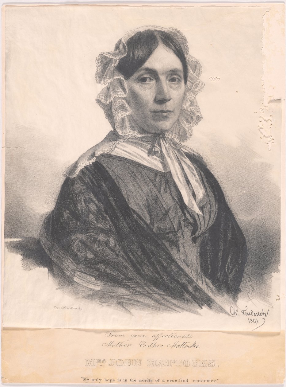 Mevrouw John Mattocks door Charles Fenderich