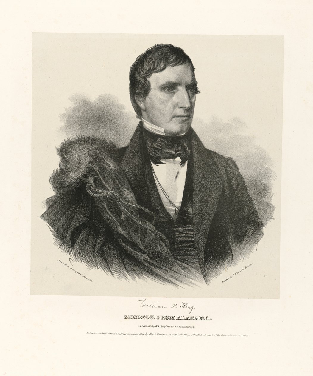 William Rufus Devane King door Charles Fenderich