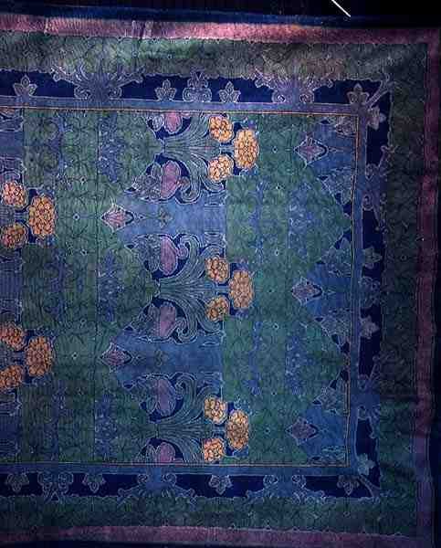 Donegal Tapijt (detail) door Charles Francis Annesley Voysey