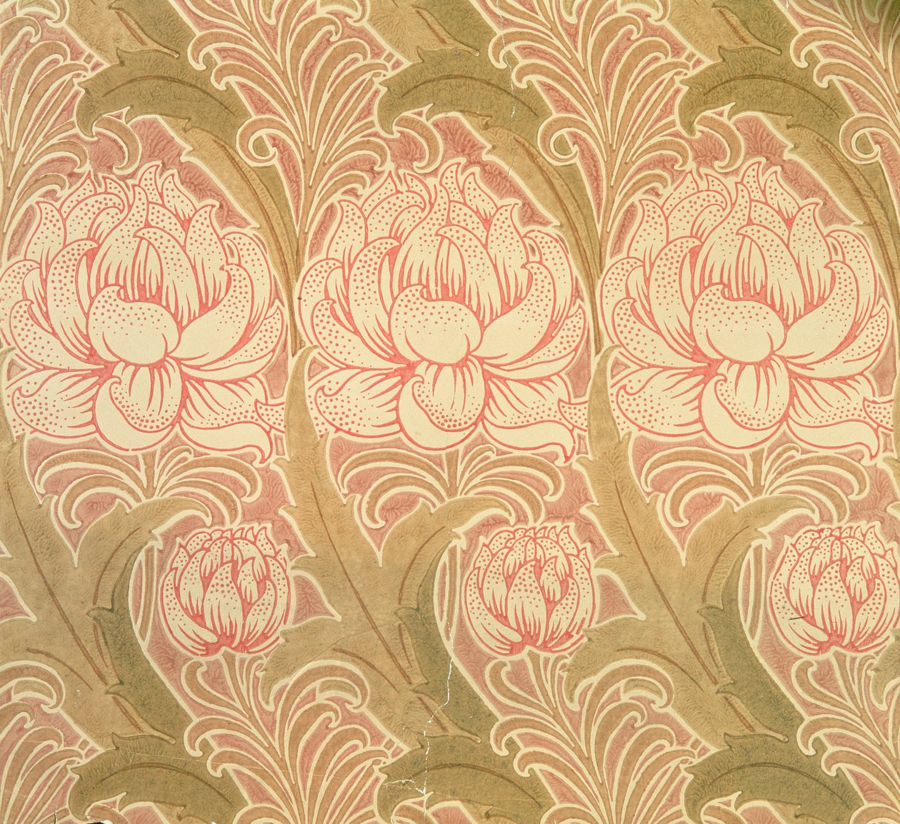 Behang ontworpen door Voysey, Victoriaans door Charles Francis Annesley Voysey