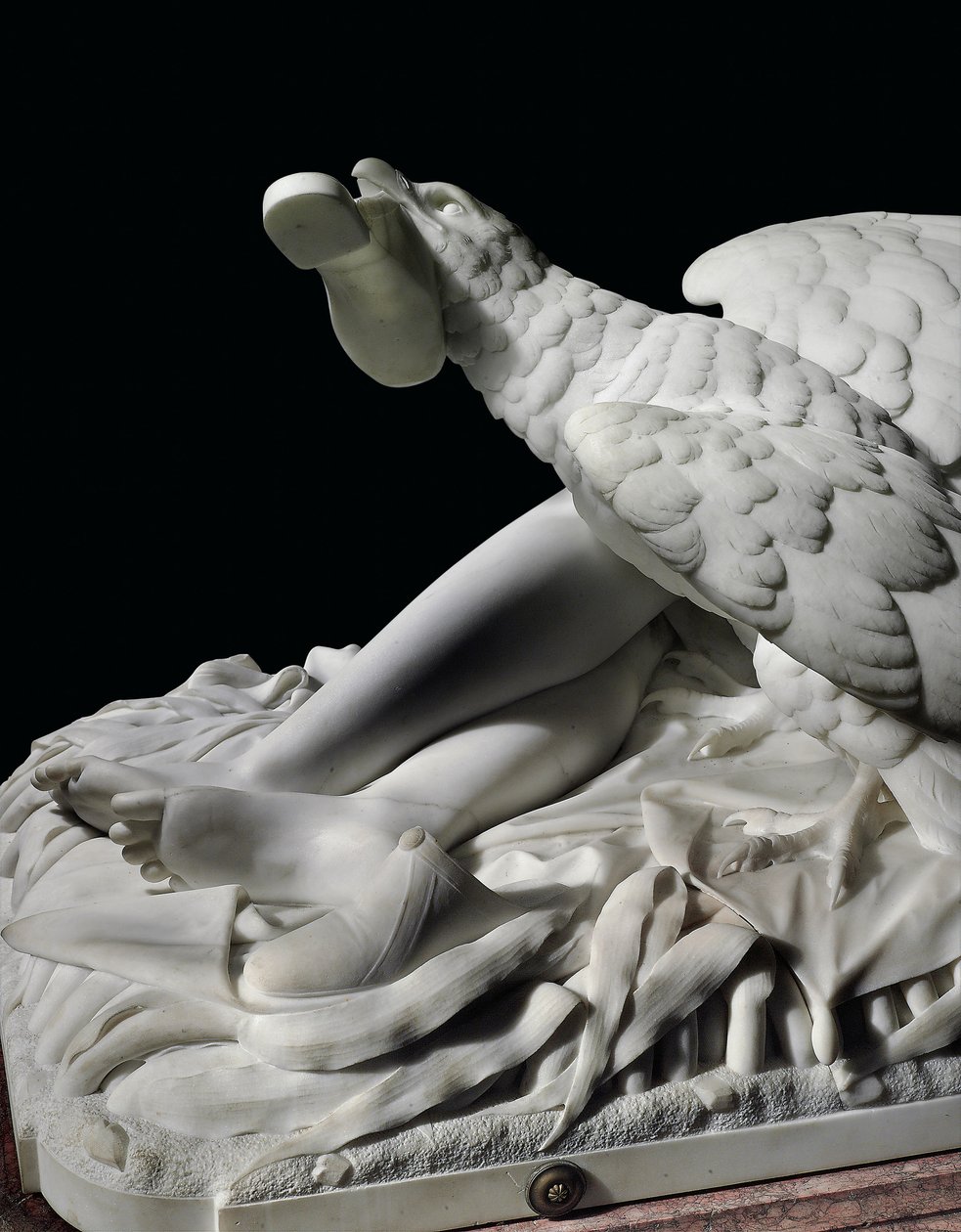 Een levensgrote figuur van Rhodopis op sokkel, 1862 door Charles Francis Fuller