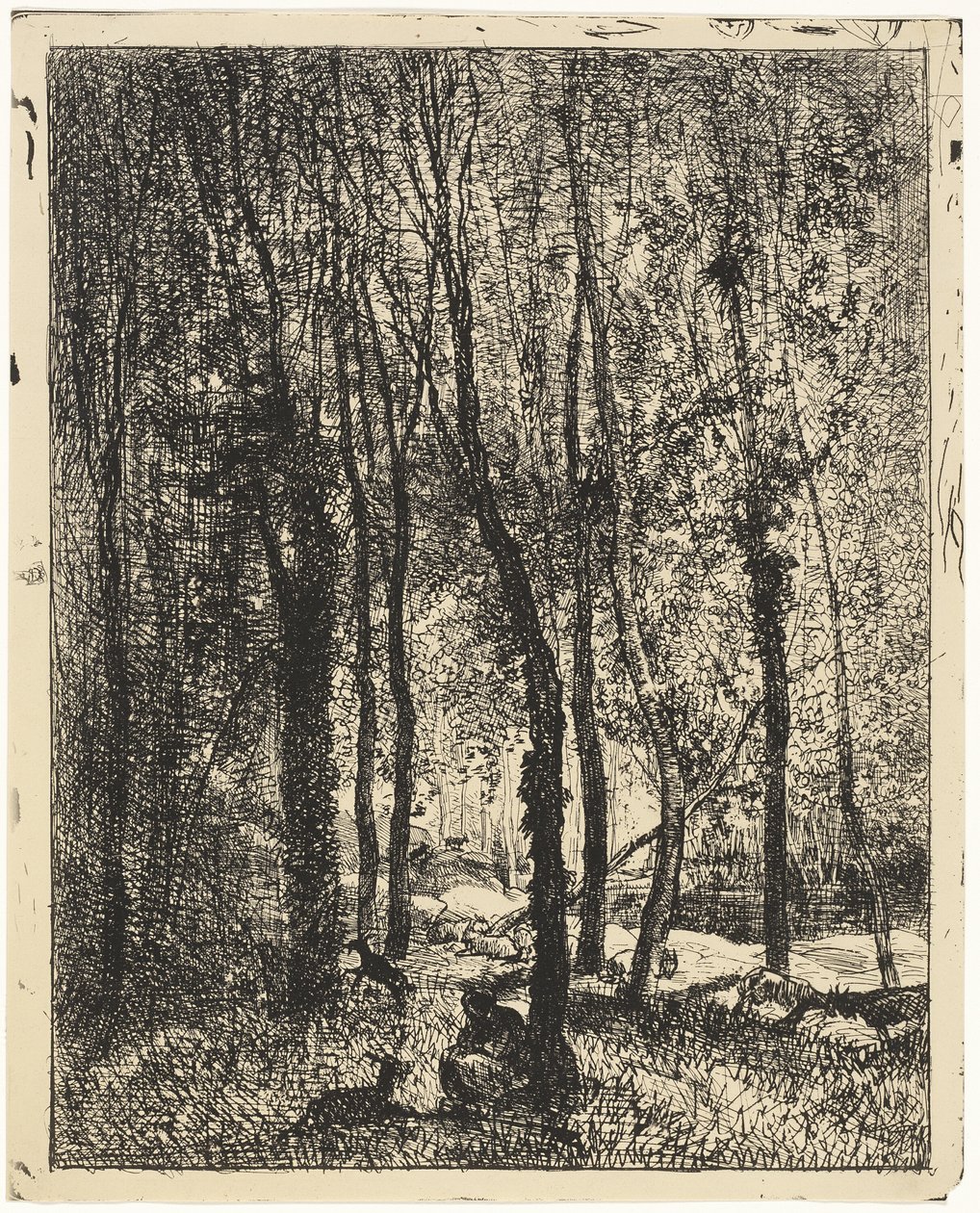 Geitenhoeder door Charles Francois Daubigny