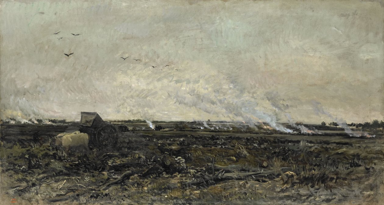 Oktober door Charles Francois Daubigny