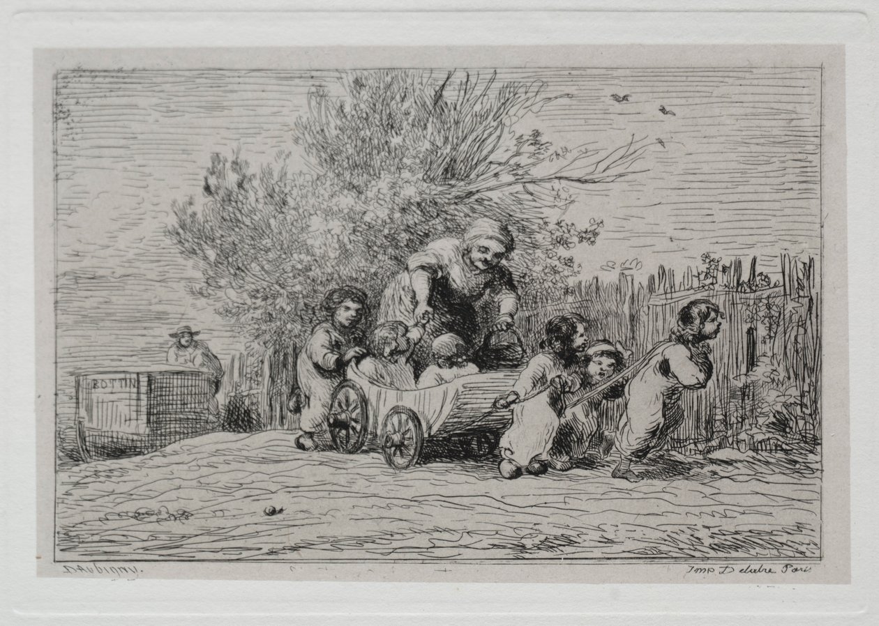 De Boottocht: Erfgoed van de Kar De Kinderen met de Kar door Charles Francois Daubigny