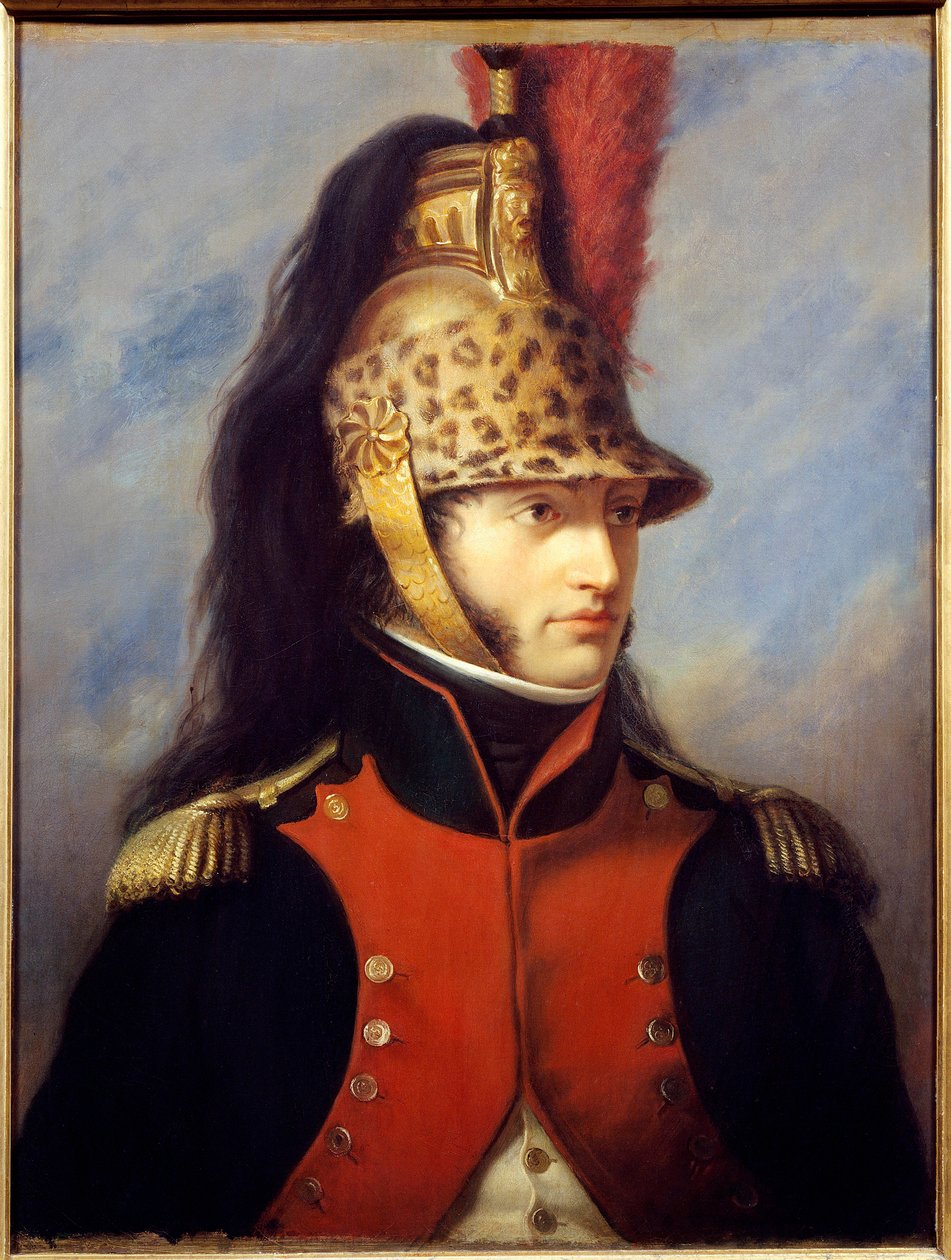 Portret van Louis Bonaparte (1778-1846) in uniform van kolonel van het 5e regiment draken door Charles François Jalabert