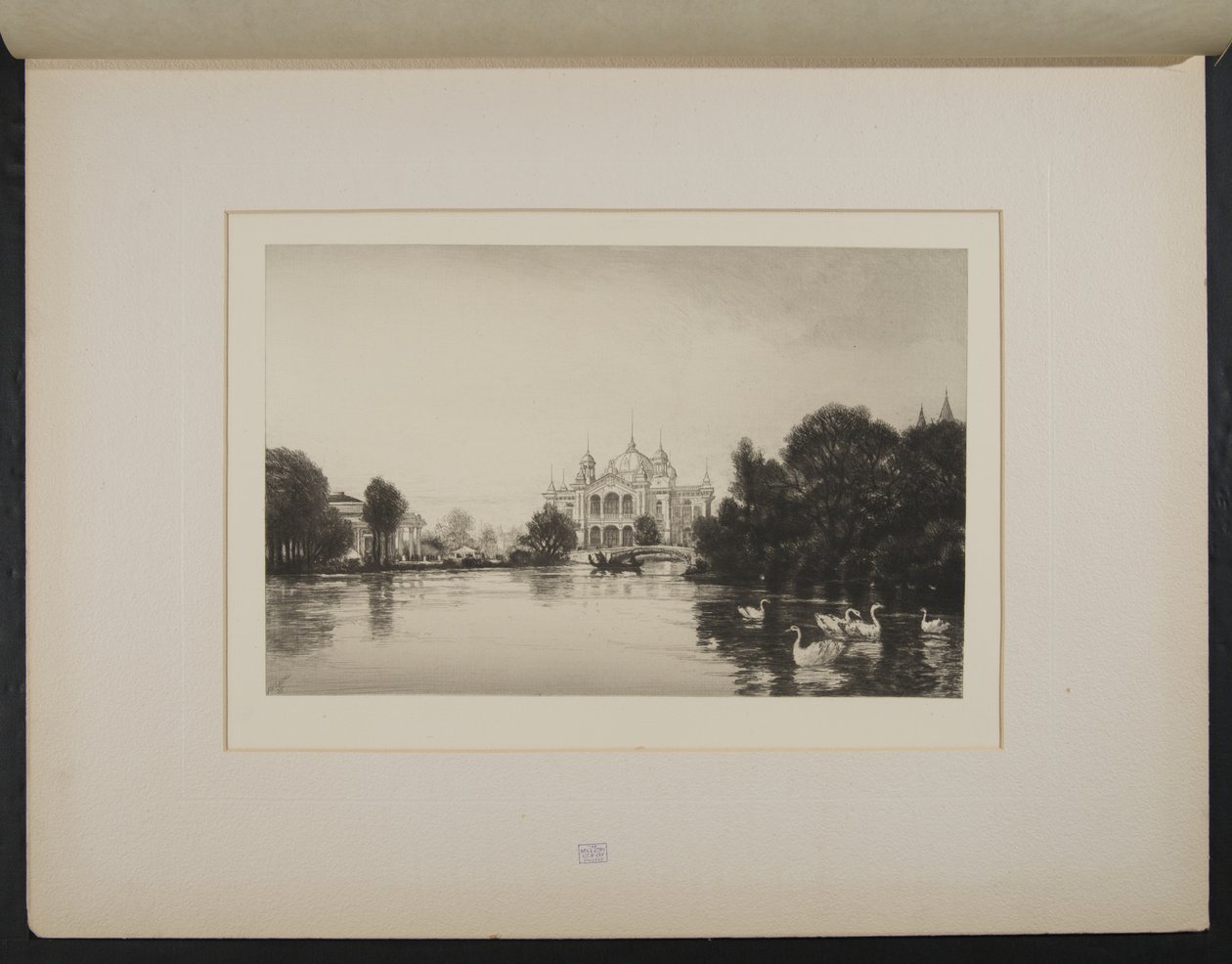Een Rustige Hoek aan de Westlagune door Charles Frederick William Mielatz