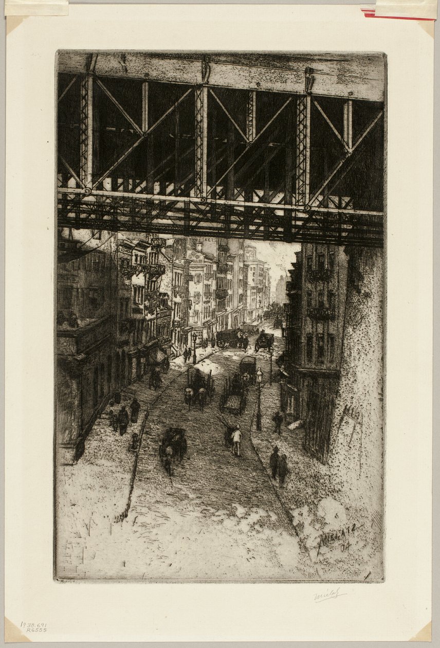 Kersenstraat door Charles Frederick William Mielatz