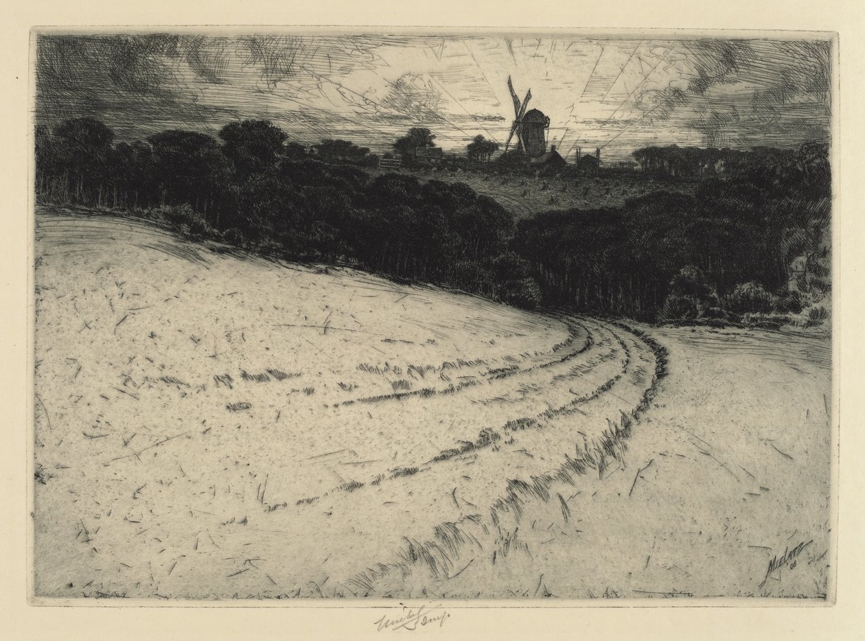 Ochtend, Canonicut Eiland door Charles Frederick William Mielatz