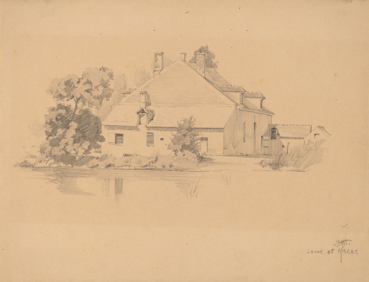 Seine et Marne door Charles Frederick William Mielatz