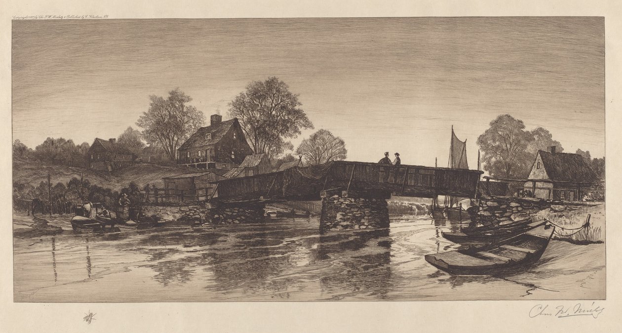 Zonder titel Oude Brug, 1888 door Charles Frederick William Mielatz