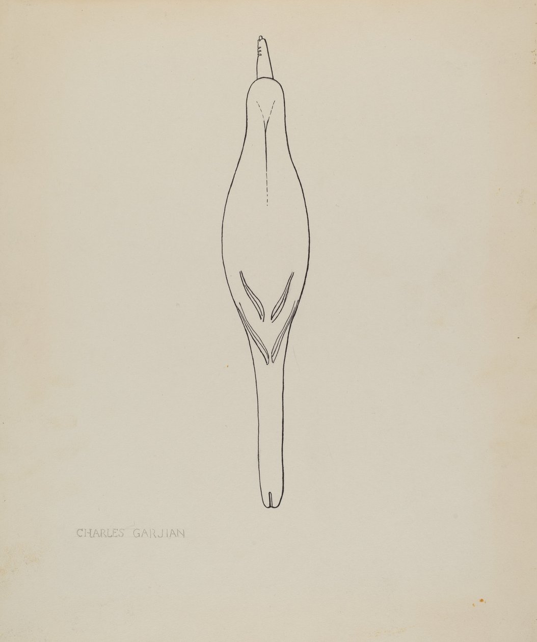 Lokvogel (Roodvleugel Zwarte Vogel) door Charles Garjian