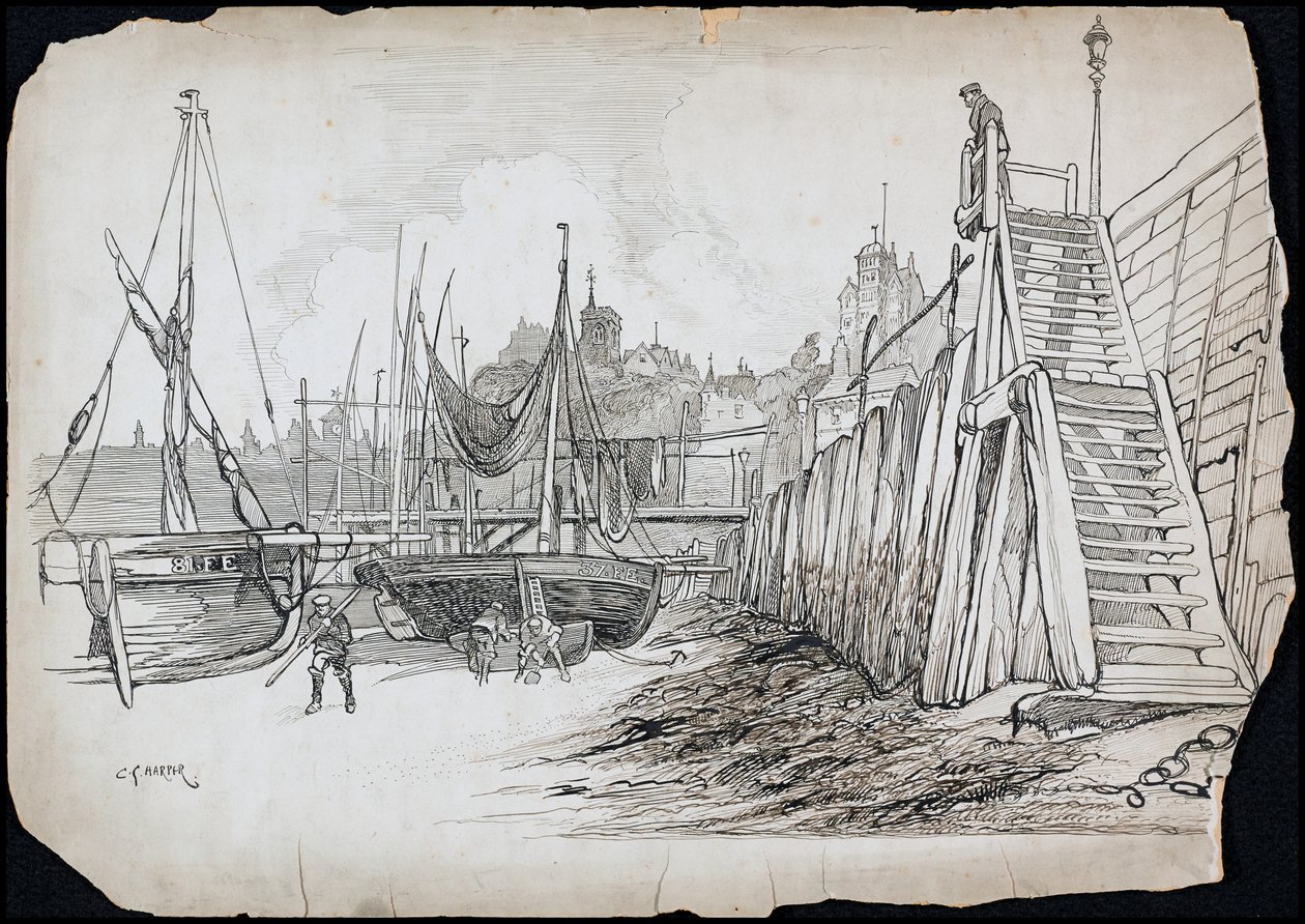 Folkestone, Kent door Charles George Harper