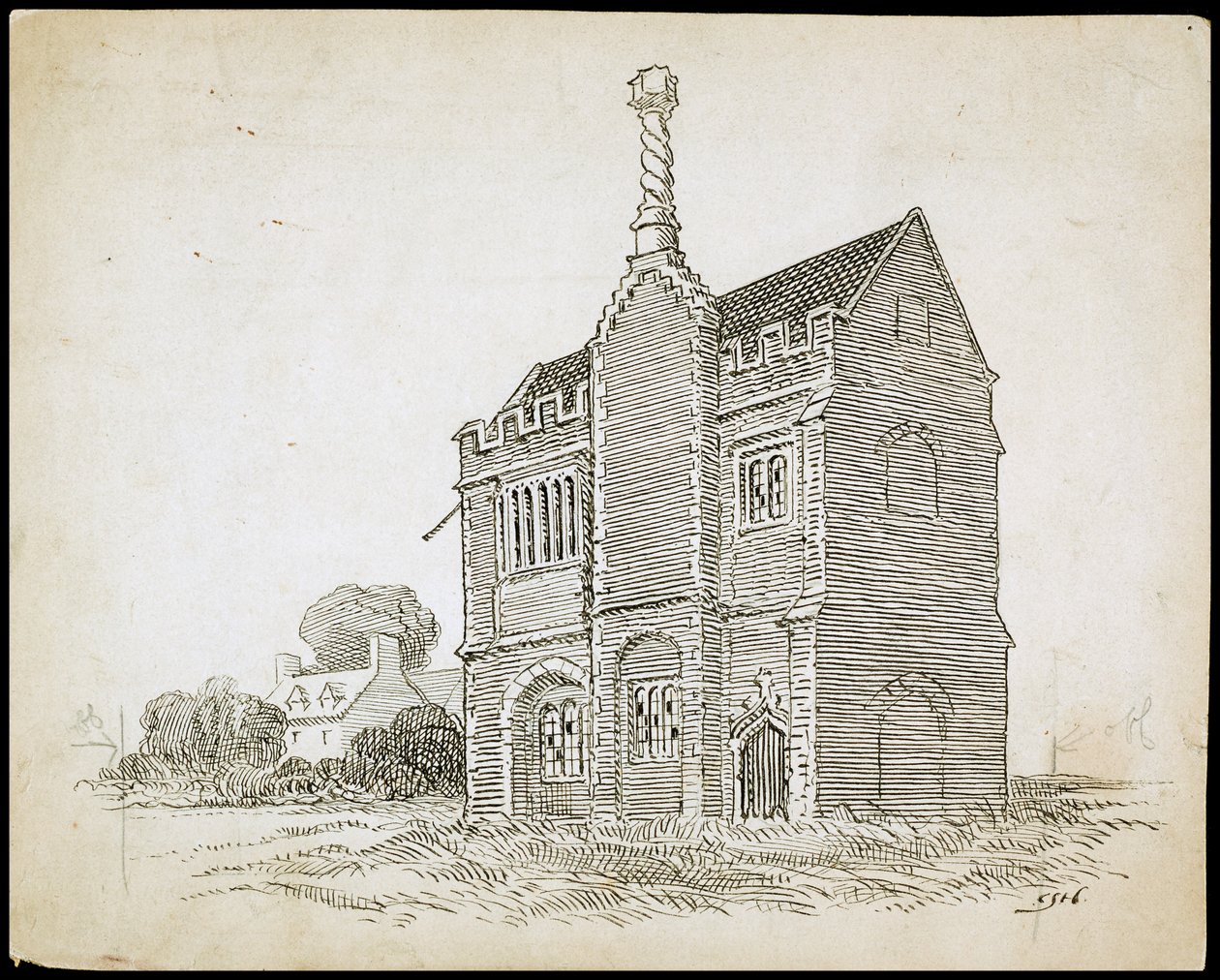 Warden Abbey, Old Warden, Central Bedfordshire door Charles George Harper
