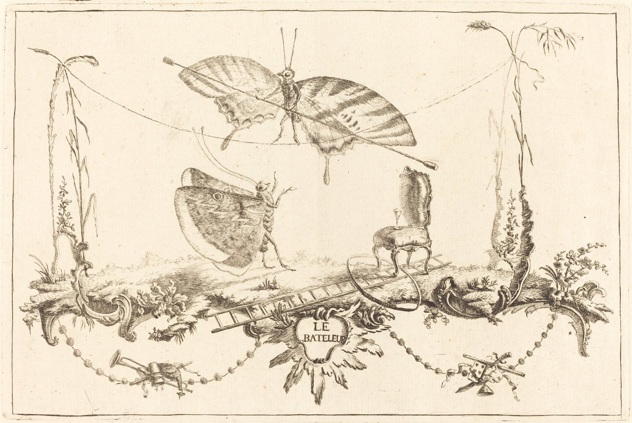 Le Bate door Charles Germain de Saint Aubin