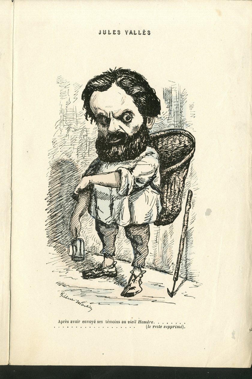 Illustratie door Charles Gilbert-Martin (1839-1905) in Hedendaagse Grimassen door Charles Gilbert Martin