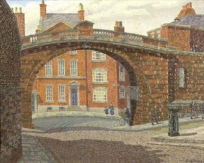 De Waterpoort, Chester door Charles Ginner