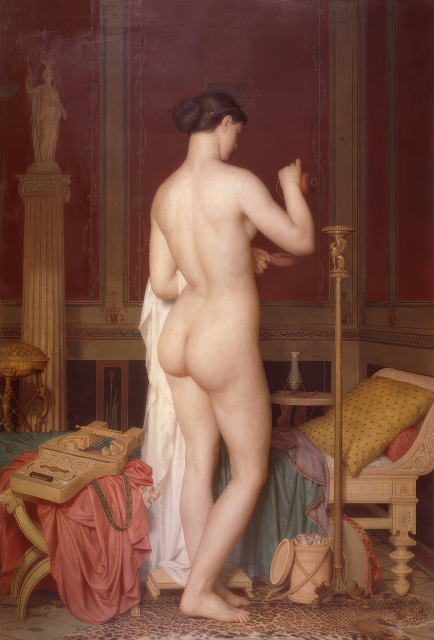 Sappho gaat naar bed door Charles Gleyre