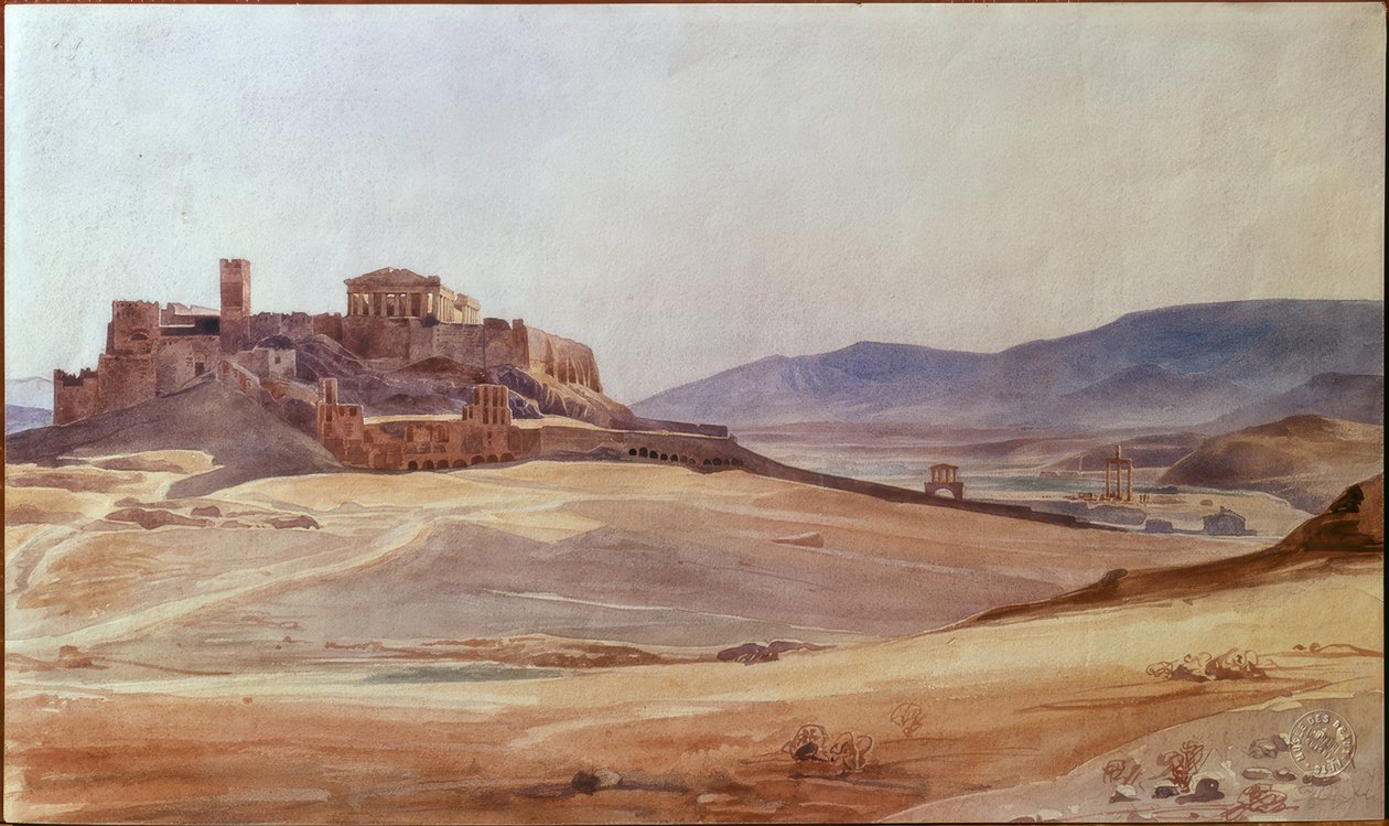 De acropolis door Charles Gleyre