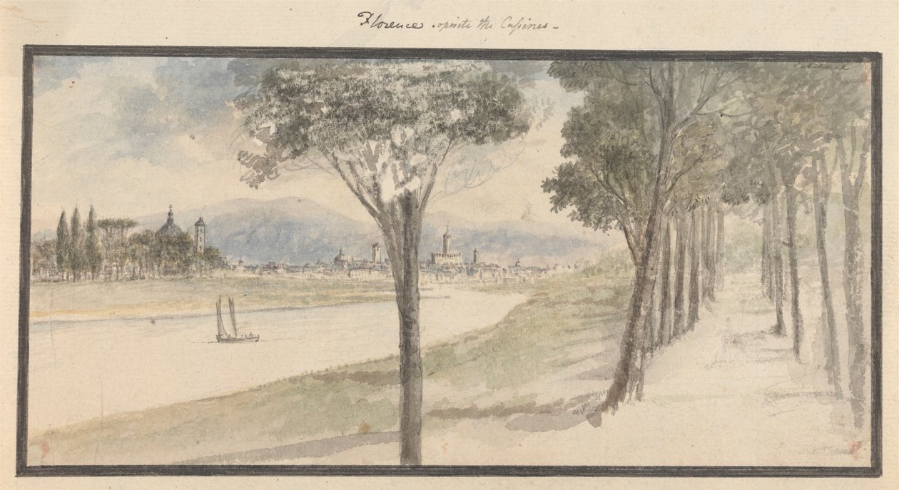 Florence Tegenover de Cassines door Charles Gore
