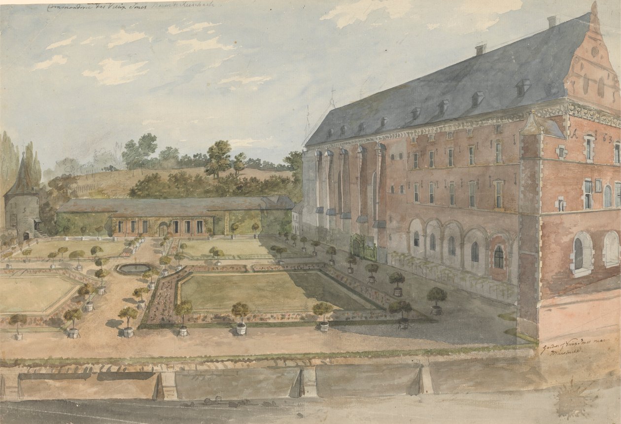 Tuin van Vieux Joncs nabij Maastricht door Charles Gore
