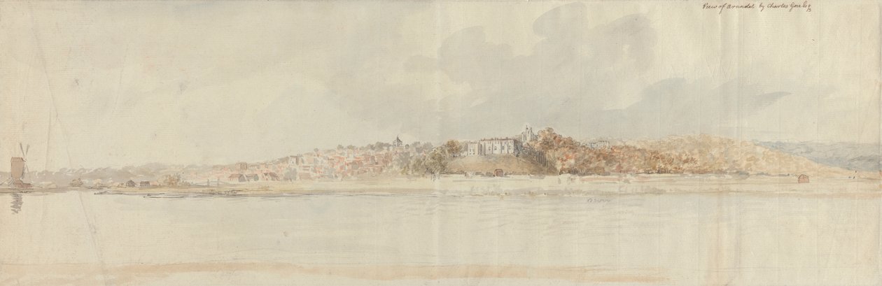 Uitzicht op Arundel door Charles Gore