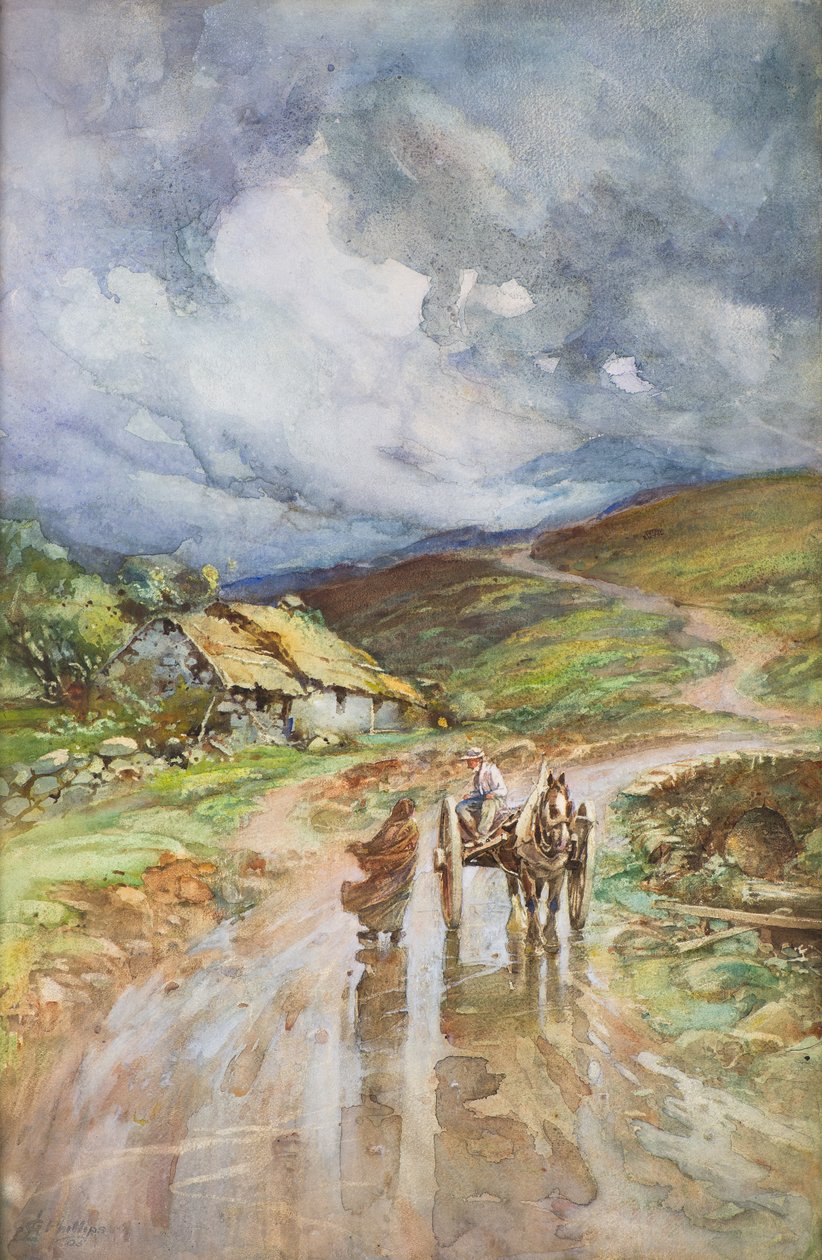 Een Hooglandstorm door Charles Gustav Louis Phillips