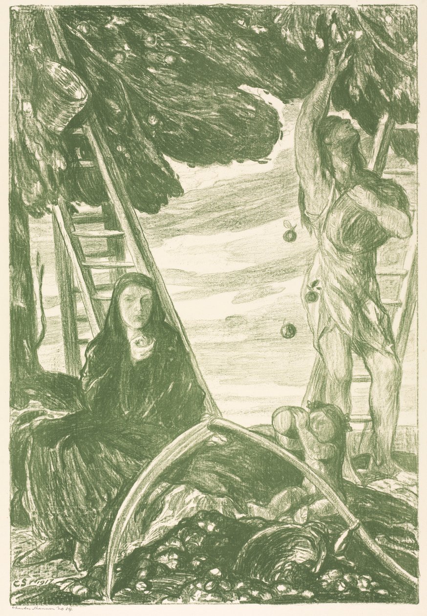 Herfst, 1917 door Charles Haslewood Shannon