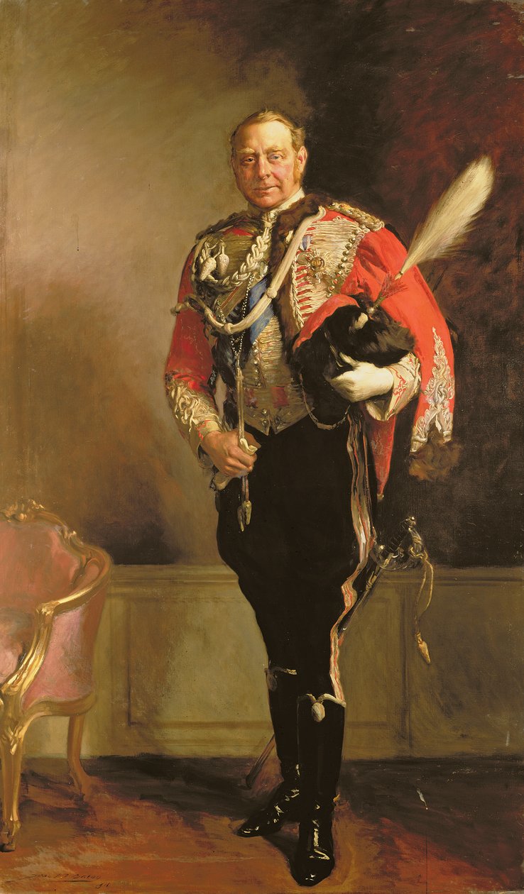 Portret van Hugh Cecil Lowther, 5e Graaf van Lonsdale, 1916 door Charles Haslewood Shannon