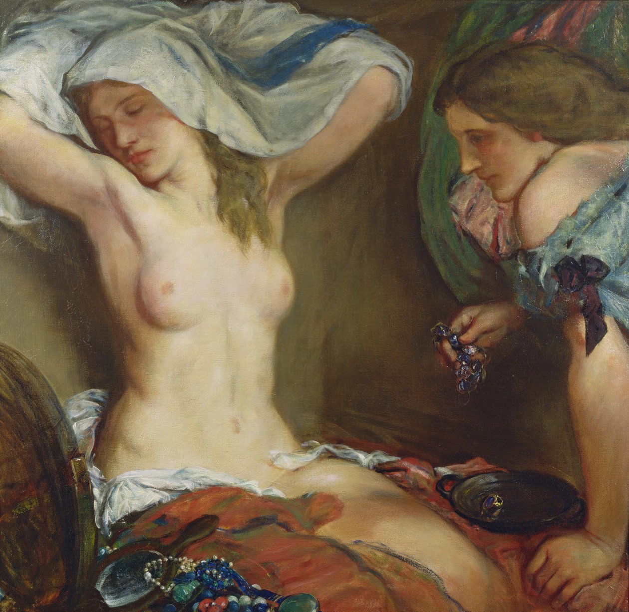 De Amethist Ketting, 1905 door Charles Haslewood Shannon