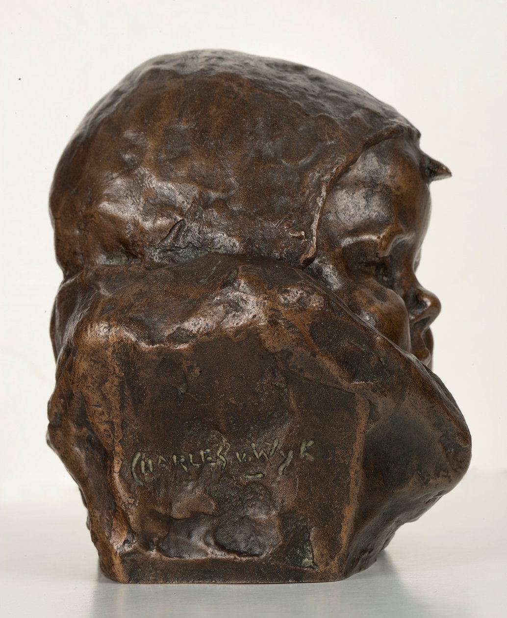 Baby met muts: De zoon van de kunstenaar door Charles Henri Marie van Wijk