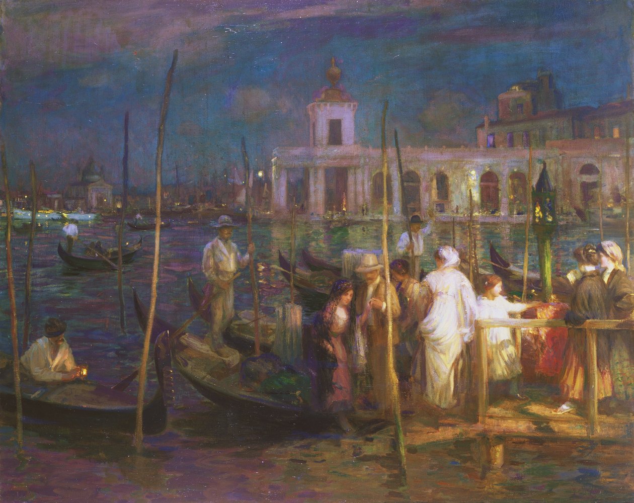 Een avond in Venetië, c.1910 door Charles Hodge Mackie