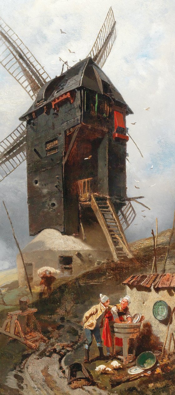 Bij de molen door Charles Hoguet