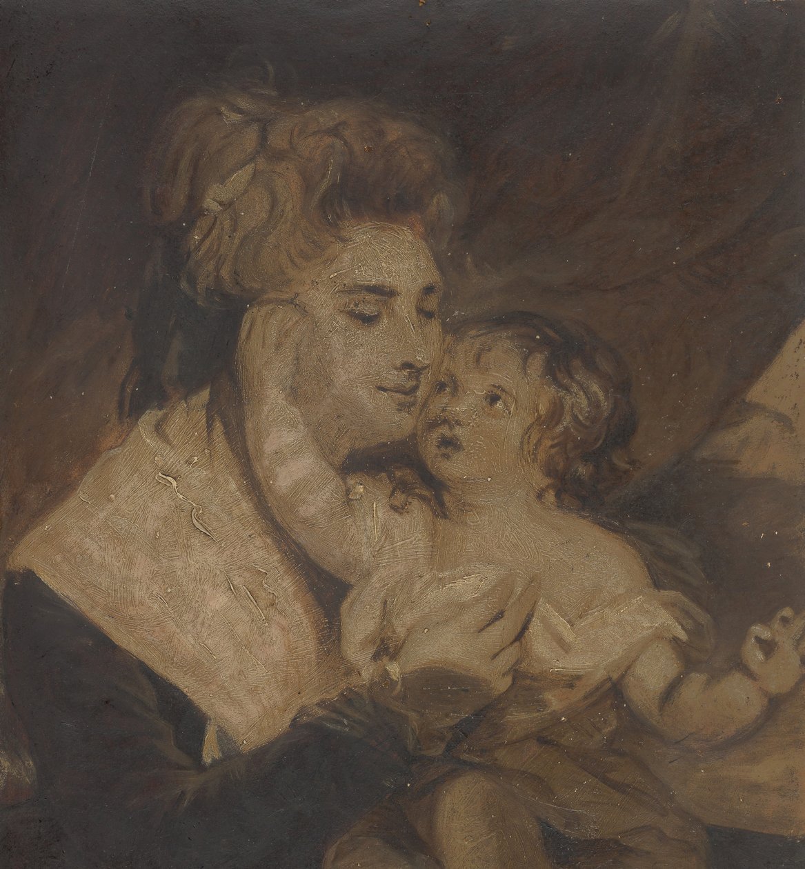 Lady Dashwood en Haar Zoon door Charles Howard Hodges