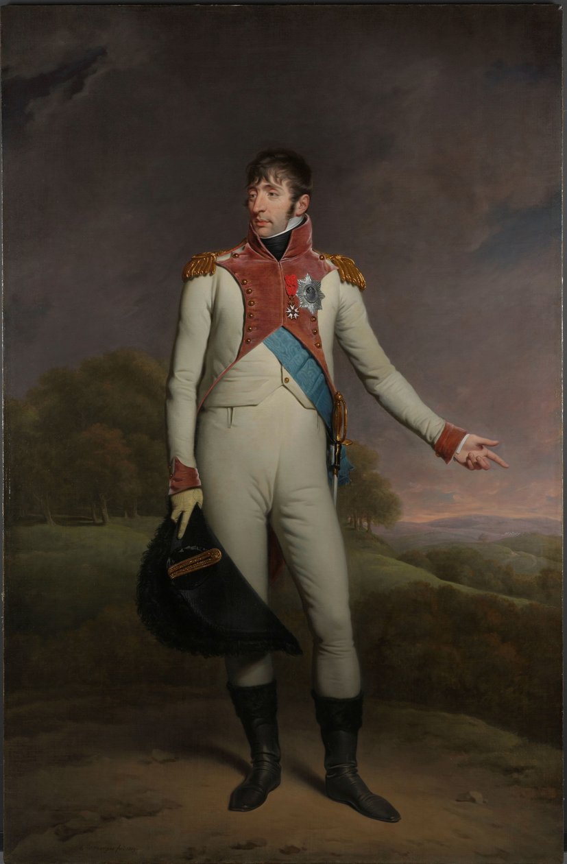 Portret van Lodewijk Napoleon, Koning van Holland door Charles Howard Hodges