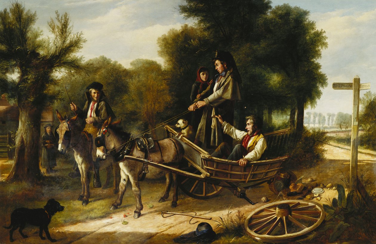 Ongeluk bij het Kruispunt, 1880 door Charles Hunt