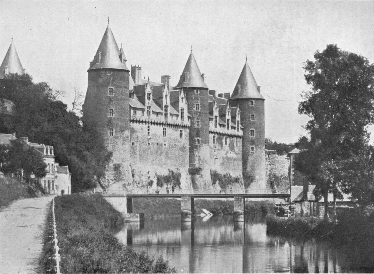 Chateau de Josselin, Zetel van de Hertog van Rohan, ca. 1913 door Charles J. S. Makin