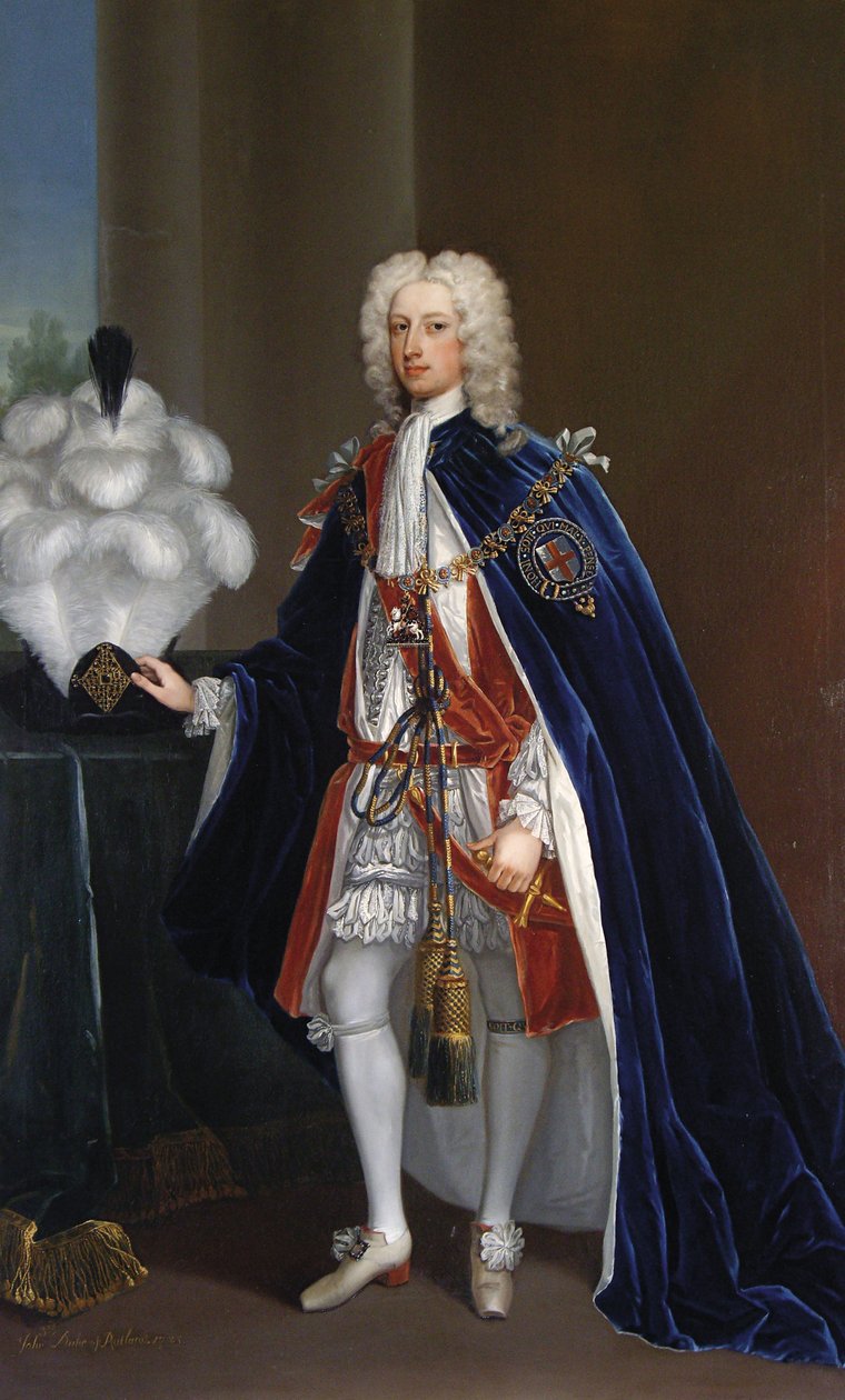 John Manners, 3e hertog van Rutland, 1725 door Charles Jervas