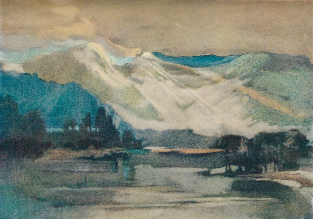 Op het Shuswapmeer, ca. 1911 door Charles John Collings