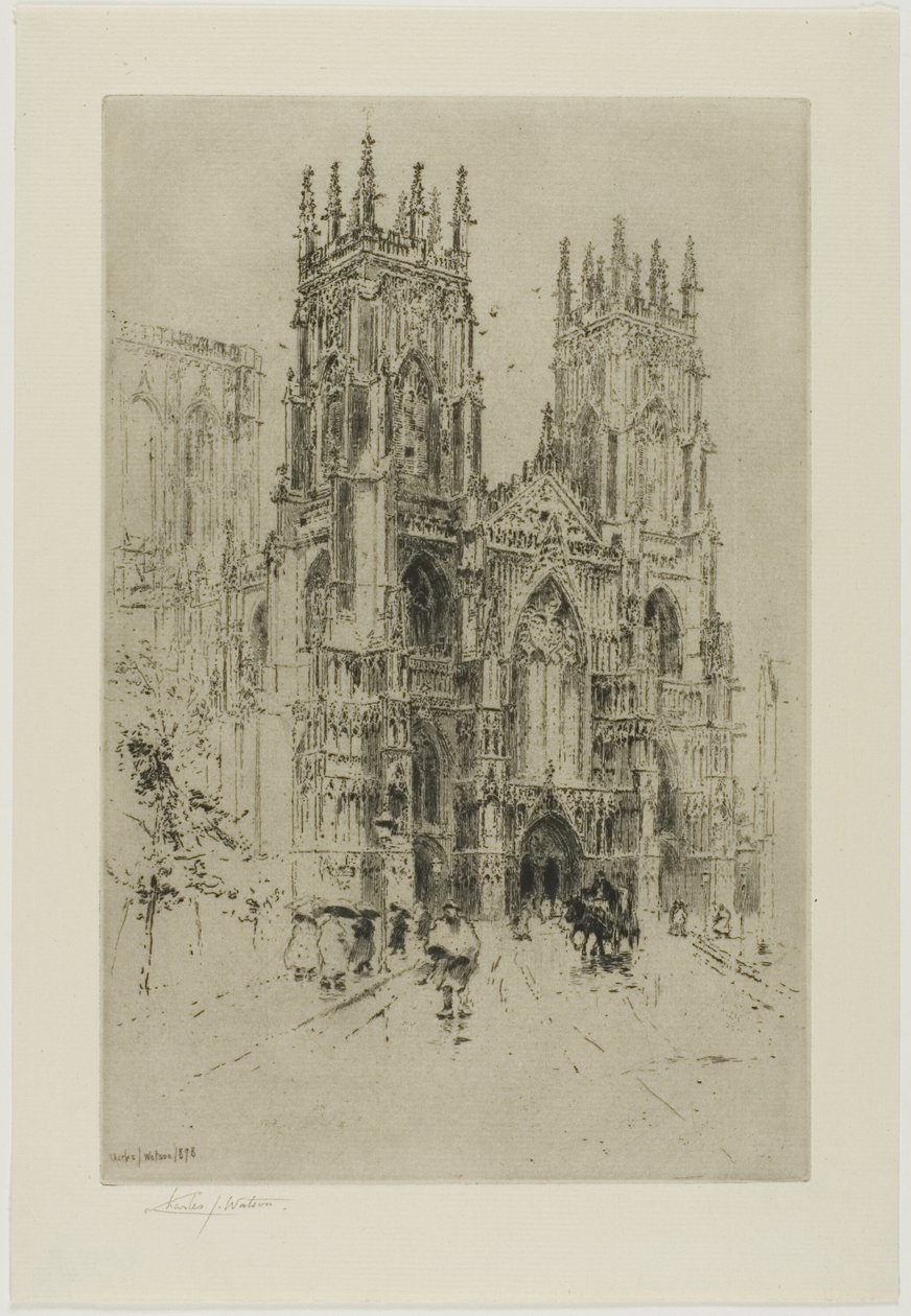 Kathedraal van York door Charles John Watson