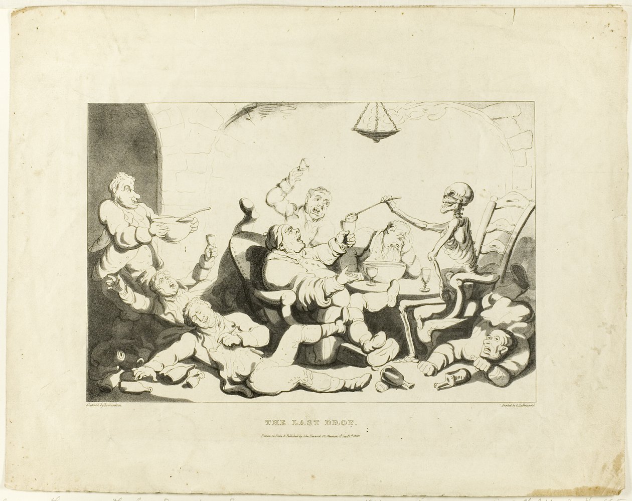 De laatste druppel door Charles Joseph Hullmandel