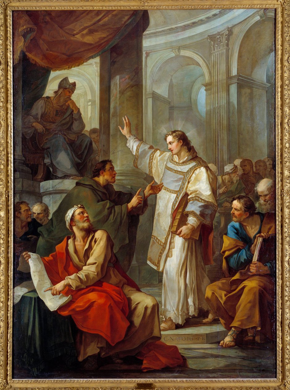 De voorspelling van Saint Etienne (Stephane) door Charles Joseph Natoire