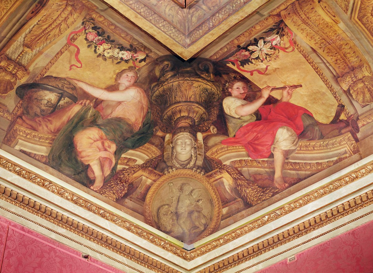 Plafond van het Hôtel de l