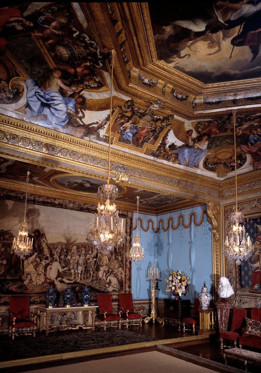 Le salon des muses, kasteel van Vaux Le Visomte door Charles Le Brun