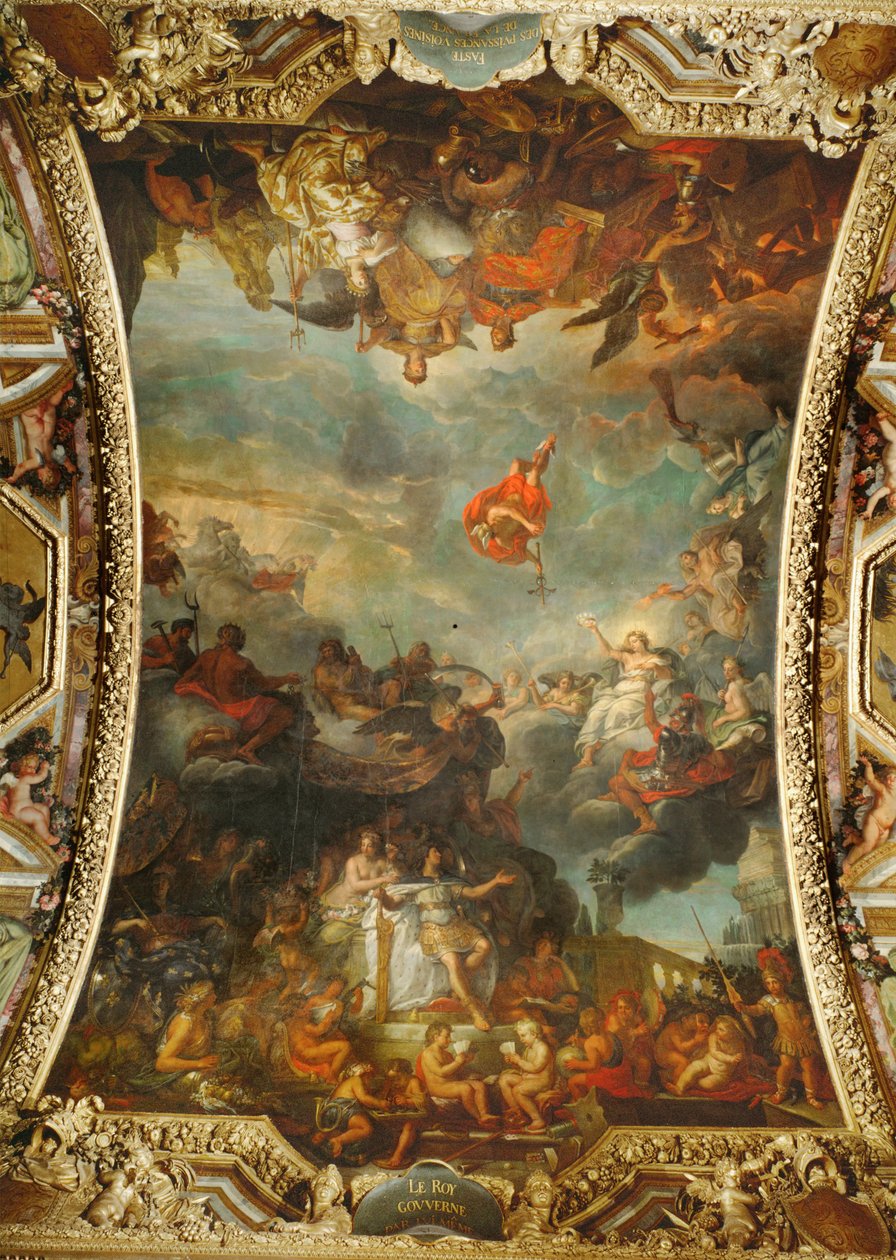 Louis XIV regeert alleen ... door Charles Le Brun