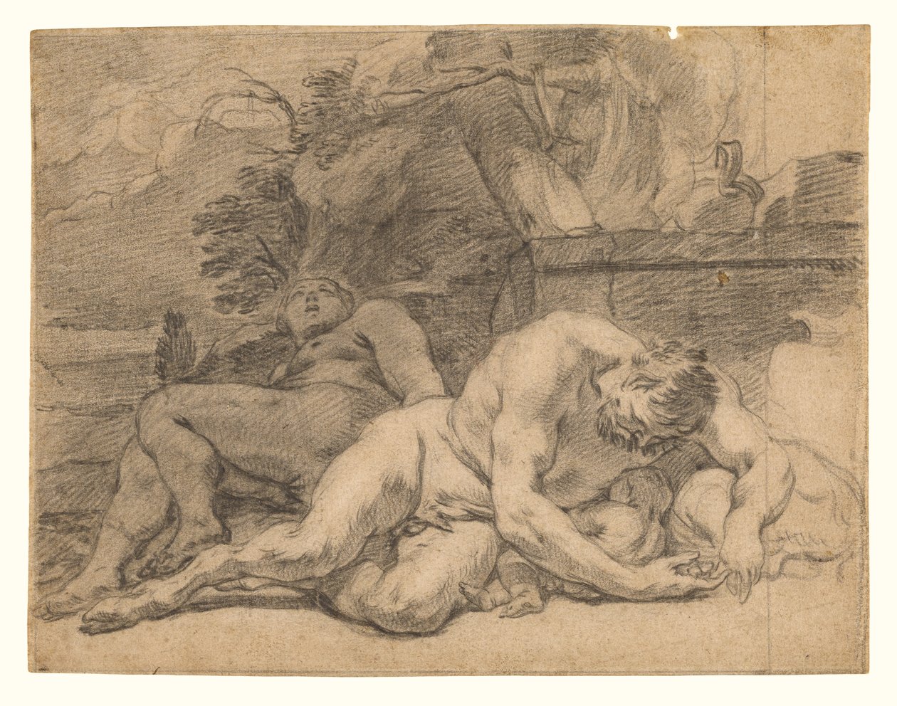 Nacht door Charles Le Brun