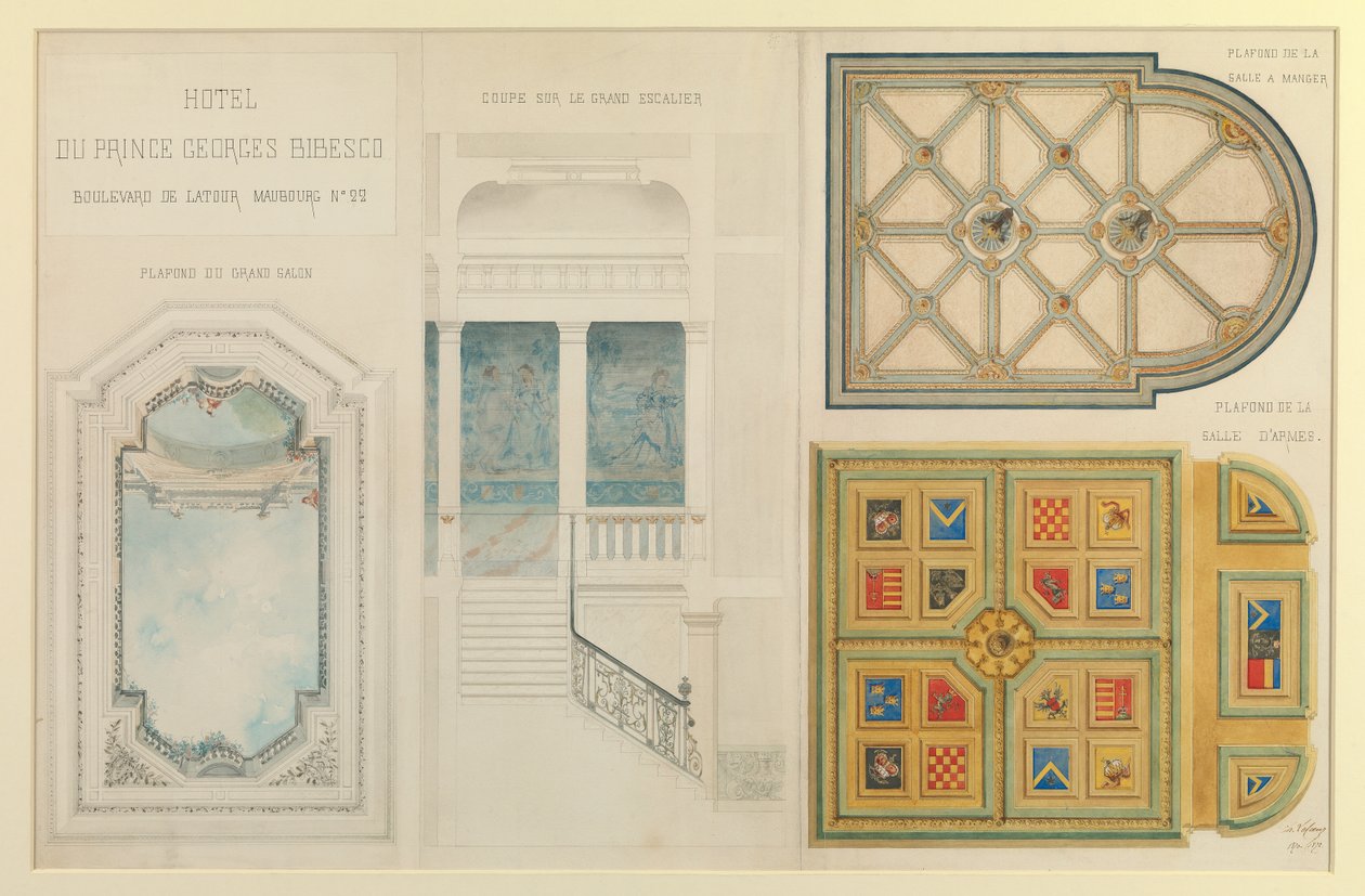 Project voor prins Georges Bibesco
